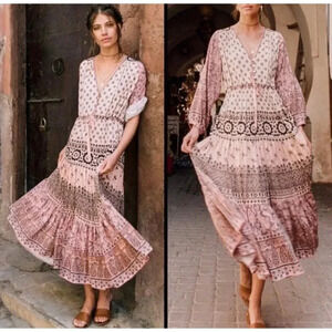 SPELL Dress Women’s Small Lionheart Gown Maxi Boho